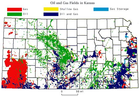 Kansas oil and gas map - 
